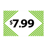 Merchandising Fixture- $7.99 Retail Tag 25 Per Pack 978430