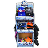 Winter Knit Hat Beanie and Glove Assortment Floor Display - 84 Pieces Per Retail Ready Display 88349