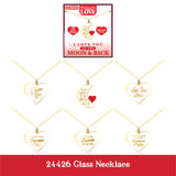 Valentine's Day Glass & Gift Assortment Floor Display- 81 Pieces Per Retail Ready Display 88500