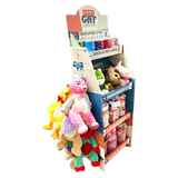 Hug 'N Sip Cup Plush Assortment Floor Display - 38 Pieces Per Retail Ready Display 88567