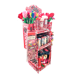 Valentine's Day Rose Plush and Gift Assortment Floor Display - 58 Pieces Per Retail Ready Display 88576