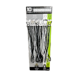 10FT Braided Sync and Charge Cable Assortment Floor Display - 24 Pieces Per Retail Ready Display 88585