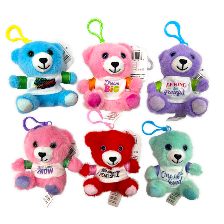 Forever Fuzzy Plush Assortment Floor Display - 44 Pieces Per Retail Ready Display Kit 88613 NOVELTY INC