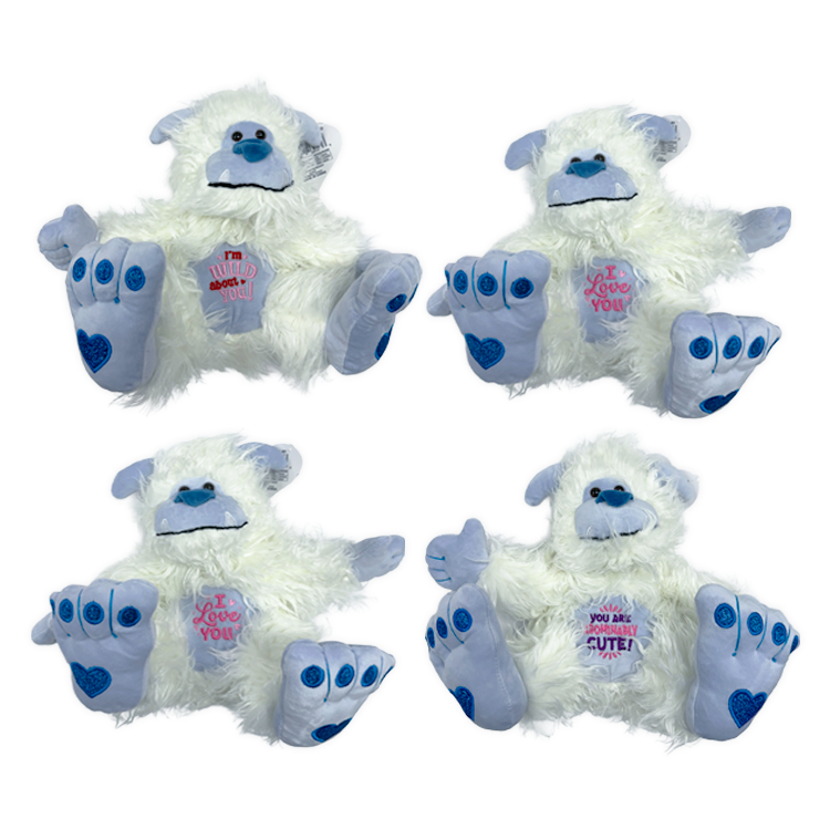 Valentines Day Glass Plush and Gift Assortment Floor Display - 56 Pieces Per Retail Ready Display Kit 88616 NOVELTY INC