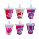 Valentines Day Glass Plush and Gift Assortment Floor Display - 56 Pieces Per Retail Ready Display Kit 88616 NOVELTY INC