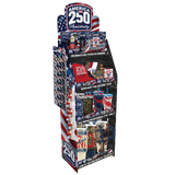Patriotic USA 250 Floor Display - 78 Pieces Per Retail Ready Display Kit 88626