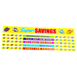 Merchandising Fixture - 4' Merchandising 6 Sign Set 978950