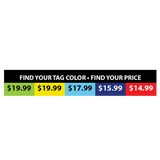 Merchandising Fixture- SunGear Retail Pricing Strip ONLY 980470