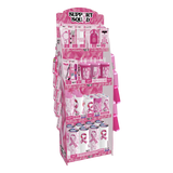 Breast Cancer Awareness Pink Support Squad Assortment Floor Display - 68 Pieces Per Retail Ready Display 88607