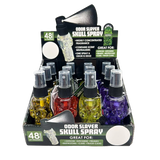 Air Freshener Odor Slayer Skull Smoke Eater Spray - 12 Pieces Per Retail Ready Display 24350