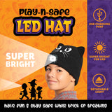 Halloween Knit Hat Beanie LED Light Assortment Floor Display - 36 Pieces Per Retail Ready Display  88463