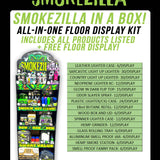 Curated Smokezilla Top Sellers Assorted Smoking Accessories Floor Display 88546