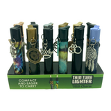 Thin Tube Lighter with Charm- 12 Pieces Per Retail Ready Display 41485