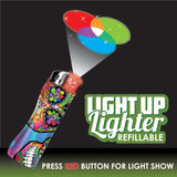 Light Up Curve Lighter - 30 Pieces Per Retail Ready Display 26159