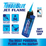 Torch Jet Flame Lighter- 25 Pieces Per Retail Ready Display 21601