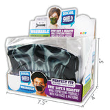 WHOLESALE PRINTED FACE COVERING 24 PIECES PER DISPLAY 21889