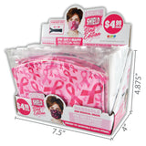 WHOLESALE PINK PRINTED FACE COVER 24 PIECES PER DISPLAY 21933