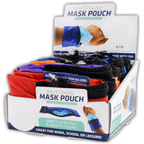 WHOLESALE MASK POUCH WRISTBAND 12 PIECES PER DISPLAY 21964