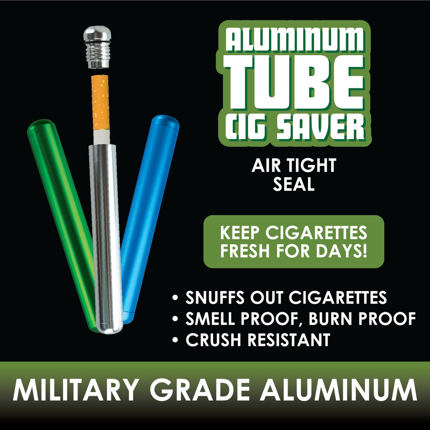 ITEM NUMBER 022034 TUBE CIG SAVER 12 PIECES PER DISPLAY