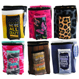 WHOLESALE CAN COOLER CIGARETTE POUCH 6 PIECES PER DISPLAY 22035
