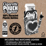 RPET Cigarette Pouch with Bonus Lighter- 8 Pieces Per Retail Ready Display 22059