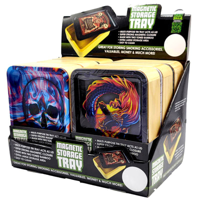 ITEM NUMBER 022099 WOOD TRAY BOX 6 PIECES PER DISPLAY