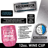 12 oz Insulated Stainless Steel Wine Cup- 6 Pieces Per Retail Ready Display 22266