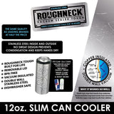 Metal Insulated Slim Can Cooler- 6 Pieces Per Retail Ready Display 22270