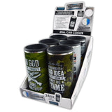 Metal Insulated 24 oz Can Cooler- 6 Pieces Per Retail Ready Display 22273
