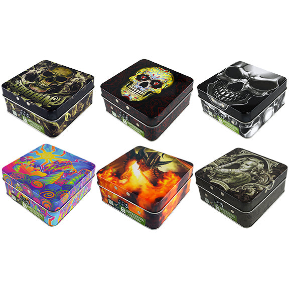 ITEM NUMBER 022276 METAL LOCKING BOX 6 PIECES PER DISPLAY