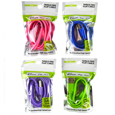 ITEM NUMBER 022324 3FT USB-TO-LIGHTNING FLAT CABLE BAG 4 PIECES PER PACK