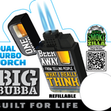 Big Bubba Dual Torch Lighter- 15 Pieces Per Retail Ready Display 22438
