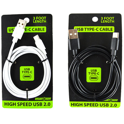 ITEM NUMBER 022444 3FT BASIC USB-TO-USB-C CABLE 4 PIECES PER PACK