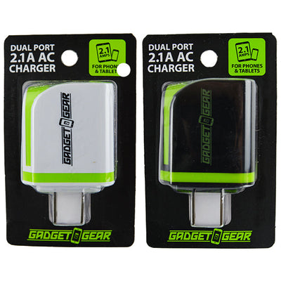 ITEM NUMBER 022458 2.1A 2 SLOT WALL CHARGER 3 PIECES PER PACK