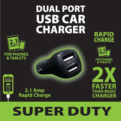 ITEM NUMBER 022459 2.1A SLIM CAR CHARGER 3 PIECES PER PACK