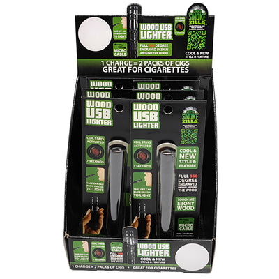 ITEM NUMBER 022688 WOODEN USB LIGHTER 6 PIECES PER DISPLAY