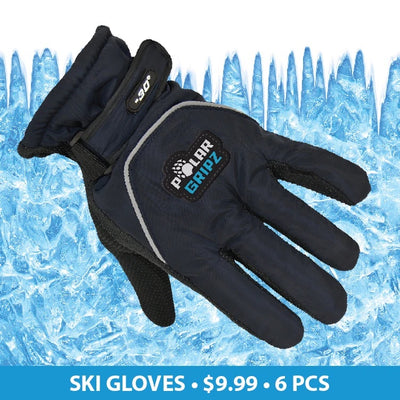 ITEM NUMBER 022700 $9.99 SKI GLOVES 6 PIECES PER PACK
