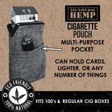 Hemp Cigarette Pouch- 6 Pieces Per Retail Ready Display 22708