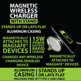 Wireless Phone Charging Stand 15 Watts- 6 Pieces Per Retail Ready Display 22790