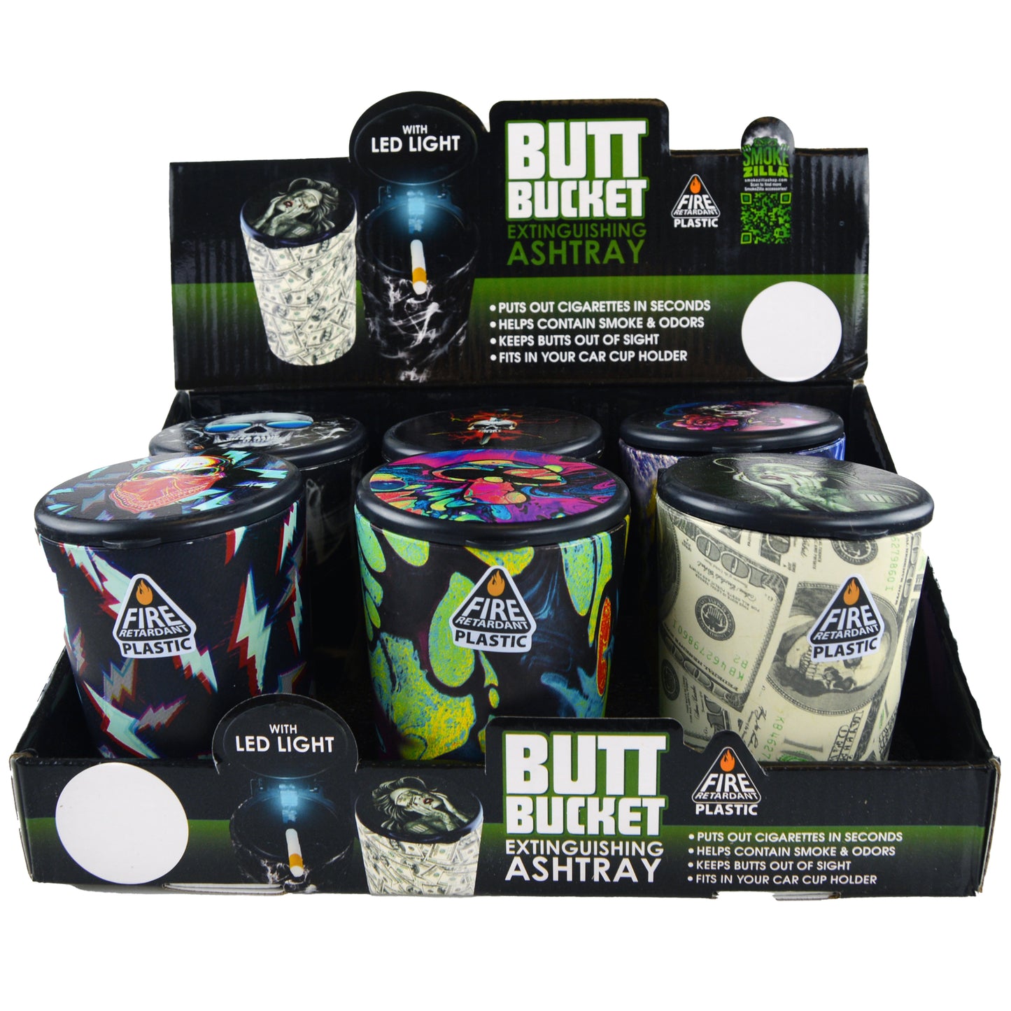 ITEM NUMBER 022842 PRINTED BUTT BUCKET 6 PIECES PER DISPLAY