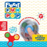Fidget Pop Spinner Toy - 24 Pieces Per Retail Ready Display 22846