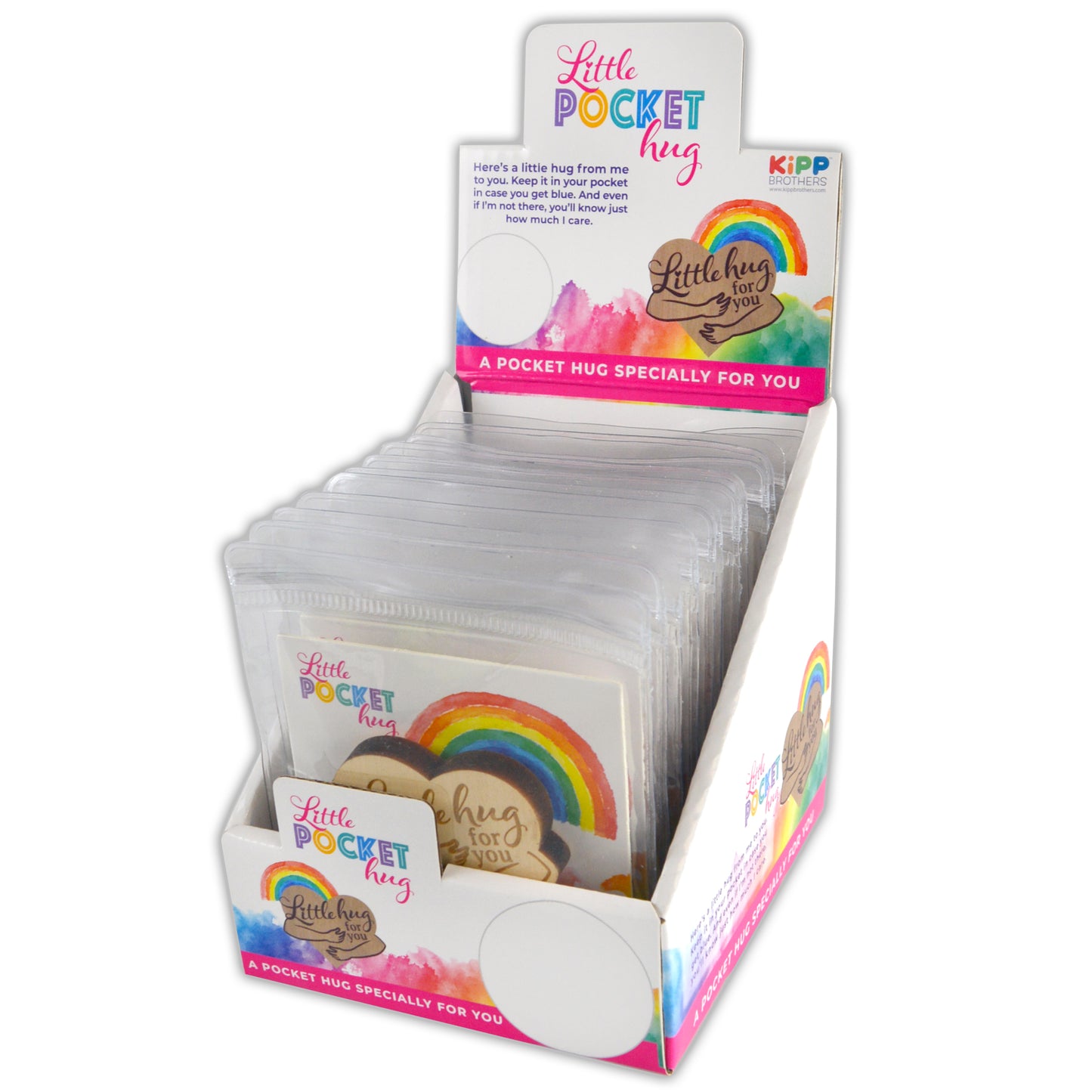 ITEM NUMBER 022873 LITTLE POCKET HUG 12 PIECES PER DISPLAY