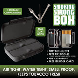 Smoking Strong Box with Tools- 8 Pieces Per Retail Ready Display 22924