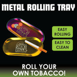 Metal Skateboard Rolling Tray- 6 Pieces Per Retail Ready Display 23027