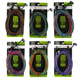 WHOLESALE 10FT 3 IN 1 USB-TO-LIGHTNING / MICRO-USB / USB-C CABLES 6 PIECES PER DISPLAY 23100B