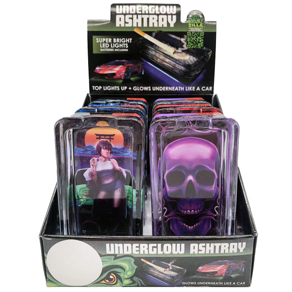 ITEM NUMBER 023103 UNDERGLOW ASHTRAY 6 PIECES PER DISPLAY