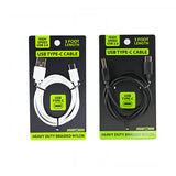 Charging Cable USB to USB-C 3FT - 4 Pieces Per Pack 23162