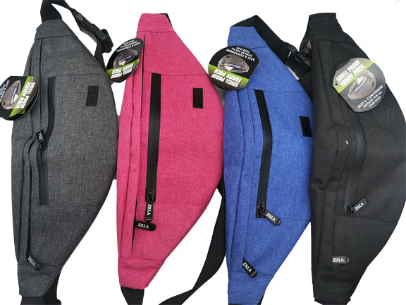 ITEM NUMBER 023190 SMELL PROOF FANNY PACK BAG 6 PIECES PER DISPLAY