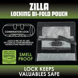 Smell Proof Flat Canvas Lock Storage Bag- 6 Pieces Per Display 23246