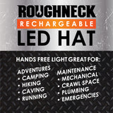 Roughneck LED Light Hat 6 Pieces Per Retail Ready Display 23274
